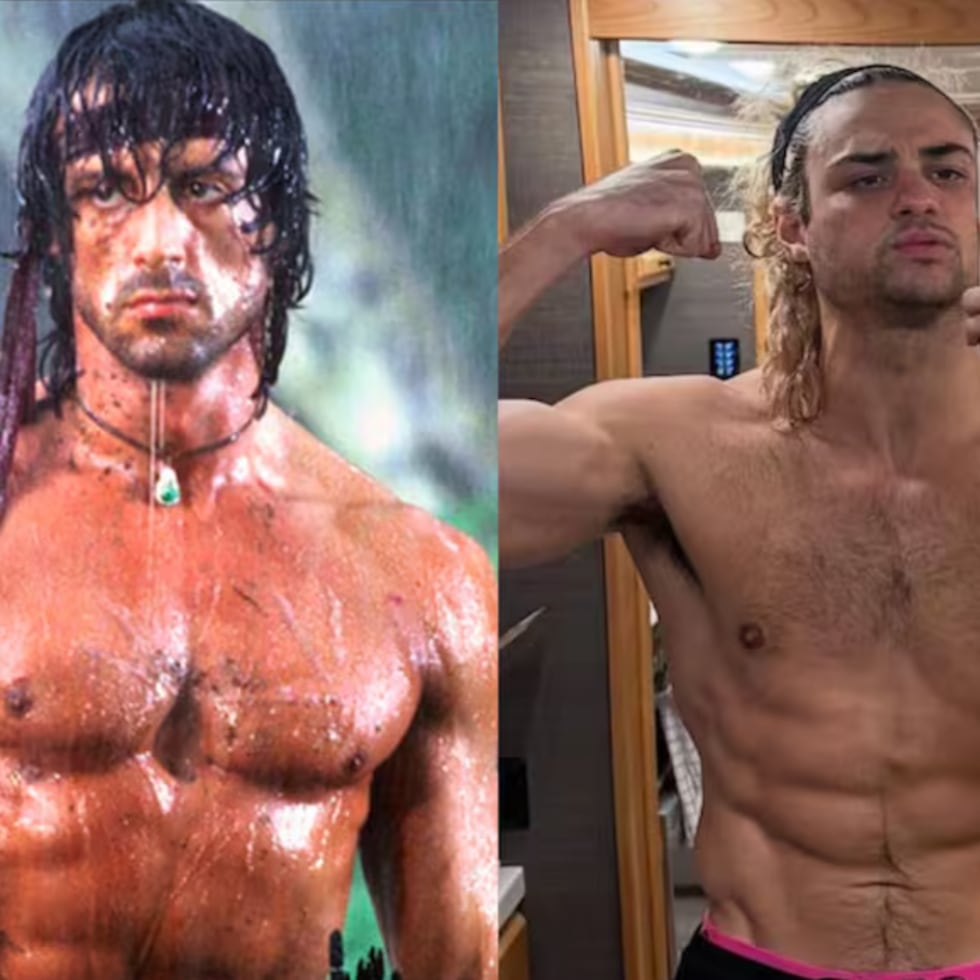 Sylvester Stallone y Noah Centineo.