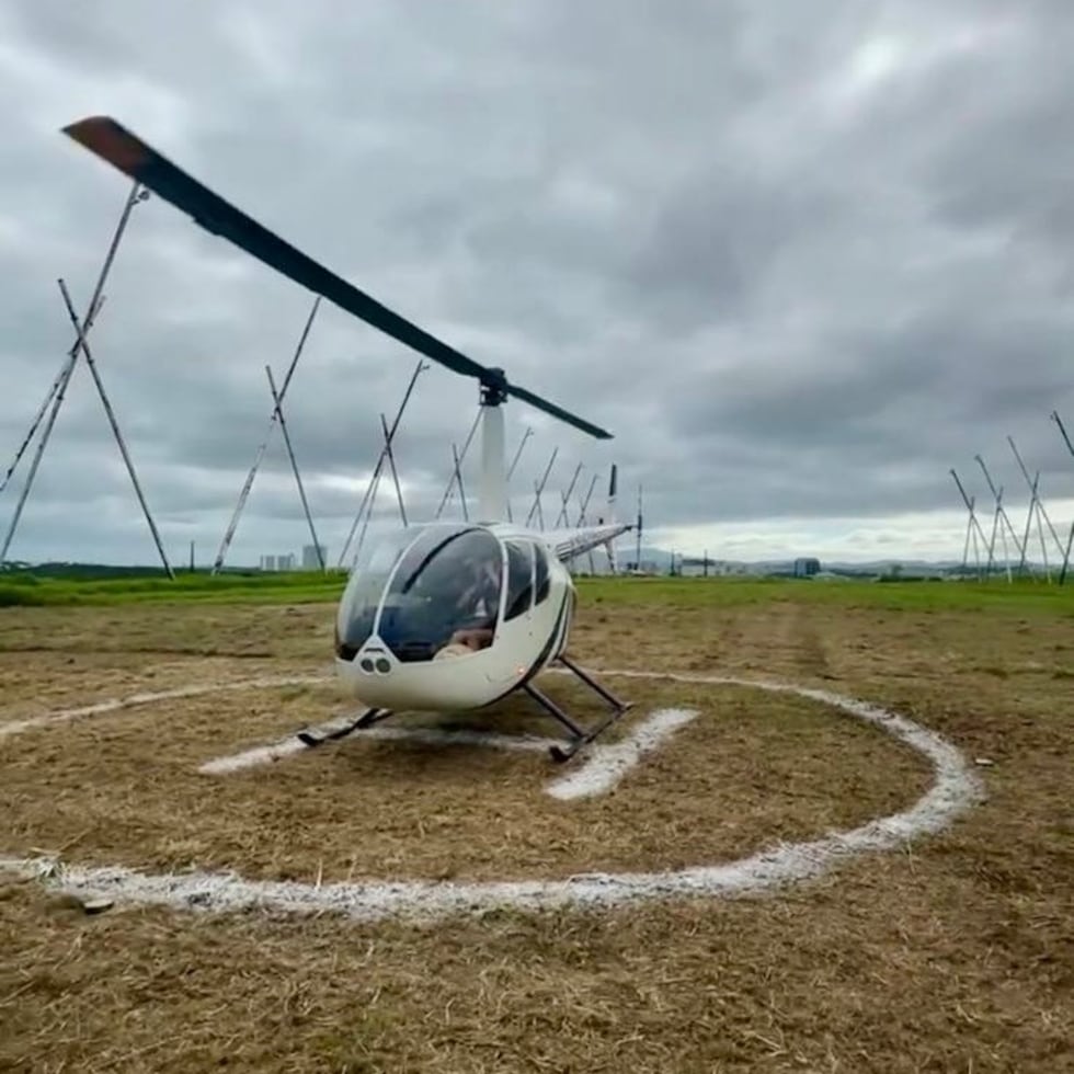 Cuentan con seis helicópteros.