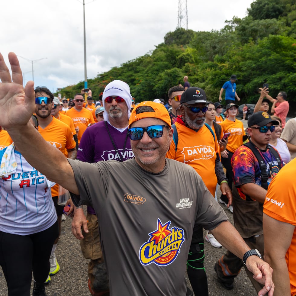 La caminata "Da Vida" comenzó hoy su último tramo.