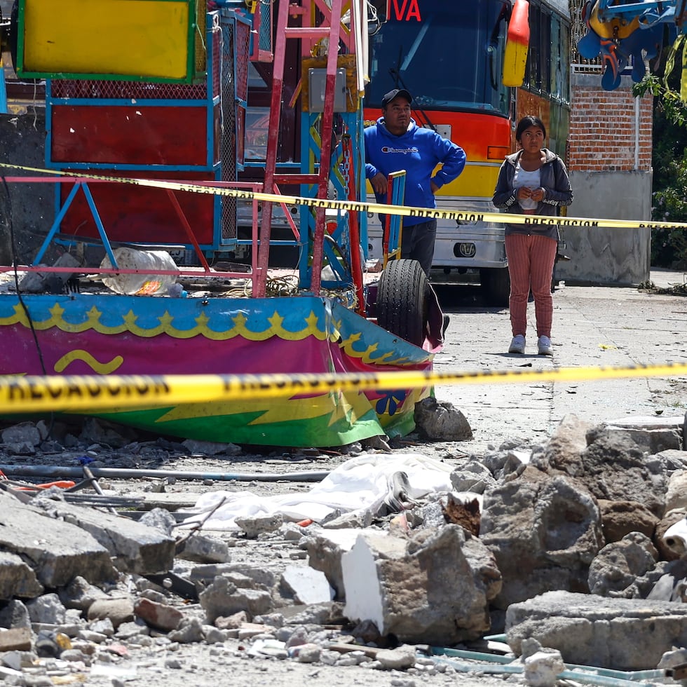 El accidente ocurrió la noche del sábado en la iglesia Santa María Canchesdá en Temascalcingo.