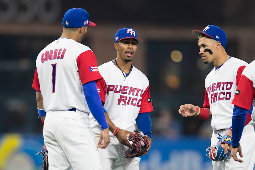 Carlos Correa, Francisco Lindor y Javier Báez lideraron a Puerto Rico en 2017.