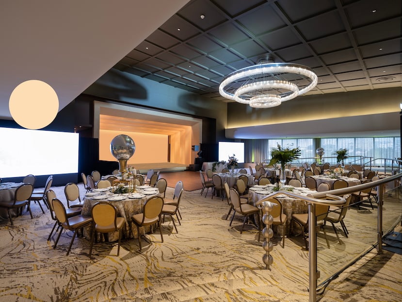 El hotel cuenta con 27 mil pies cuadrados de espacio para reuniones y actividades.