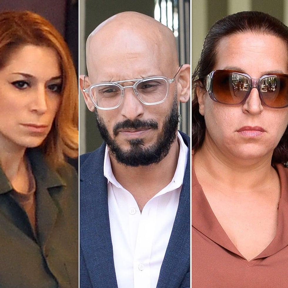 Desde la izquierda, Áurea Vázquez Rijos, José Ferrer Sosa y Marcia Vázquez Rijo fueron sentenciados a cadena perpetua por el asesinato de Adam Anhang.