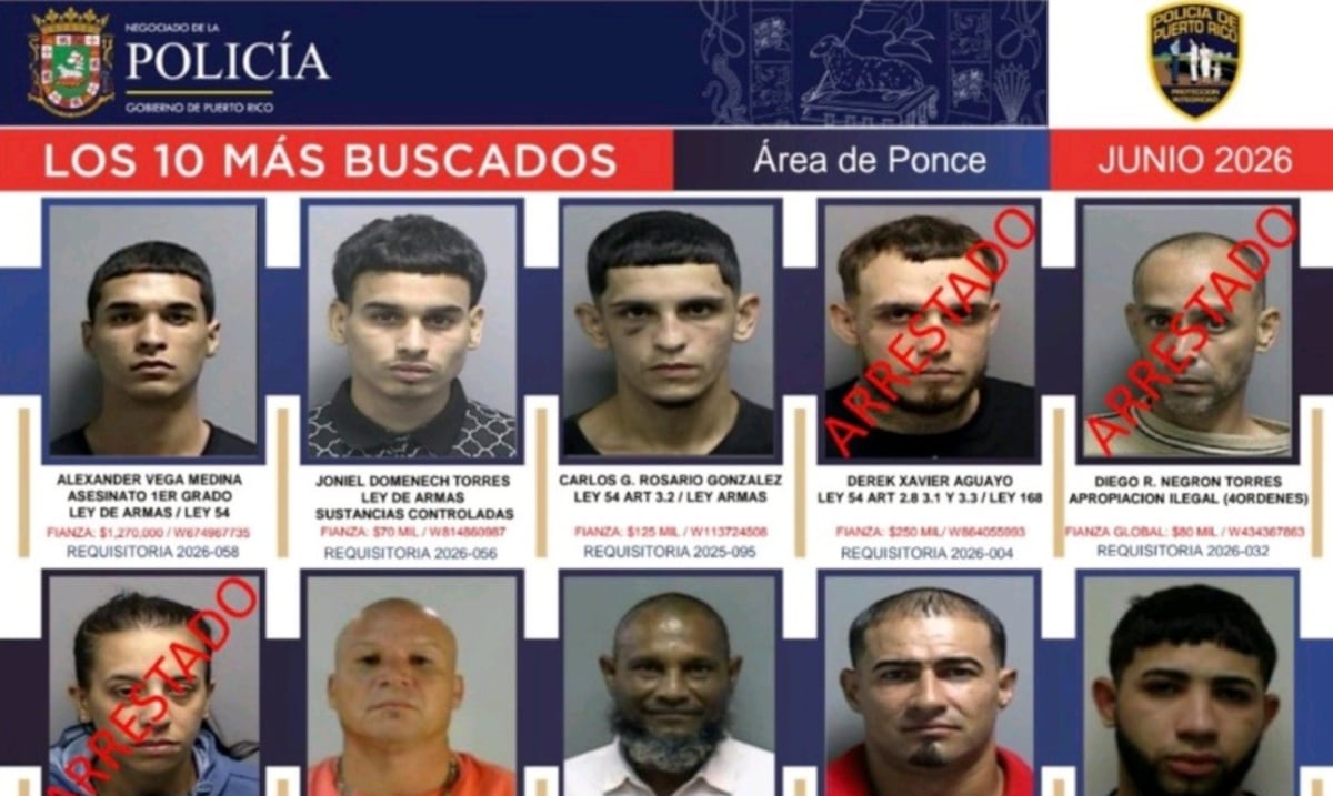 Prófugo por asesinato en La Guancha encabeza lista de Los Más Buscados en Ponce