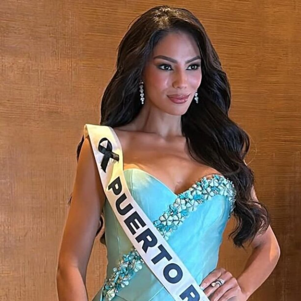 Miss Uiverse Puerto Rico Zashely Nicole Alicea Rivera, wore a design by Juan Carlos Collazo.