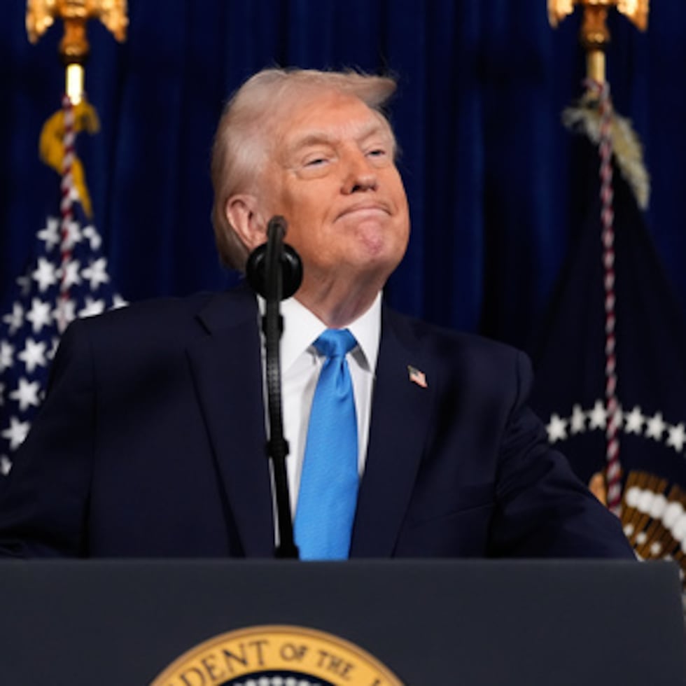 El presidente Donald Trump