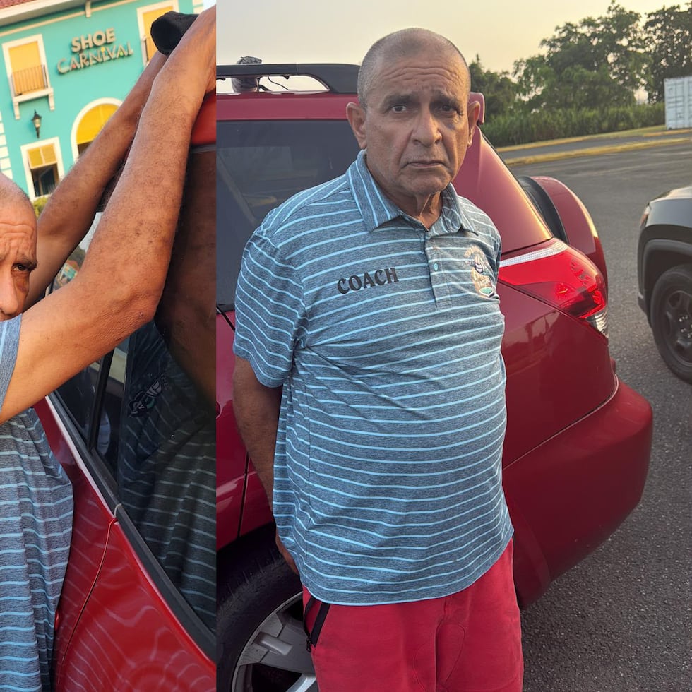 Carlos Manuel Estefano Pino, de 67 años, fue detenido por oficiales del Departamento de Corrección y Rehabilitación, y de la Policía.