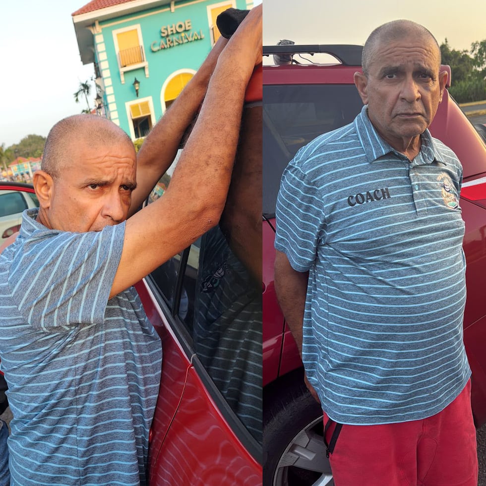 Carlos Manuel Estefano Pino, de 67 años de edad, fue detenido por oficiales del Departamento de Corrección y Rehabilitación, y de la Policía.