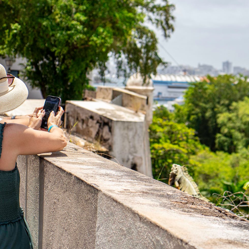 Turistas en El Viejo San Juan.
