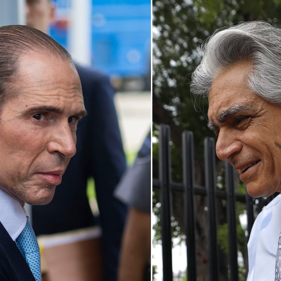 Los coacusados en el caso de Wanda Vázquez Garced, el banquero Julio Herrera Velutini (izquierda) y el exagente federal Mark Rossini (derecha).