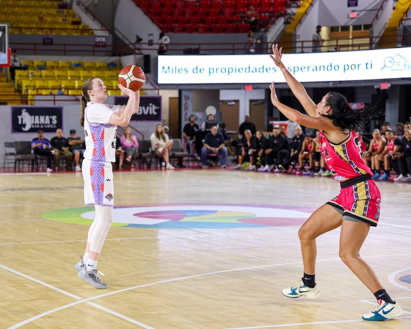 Taylor Robertson logró 537 triples en cinco temporadas en la primera división de NCAA.