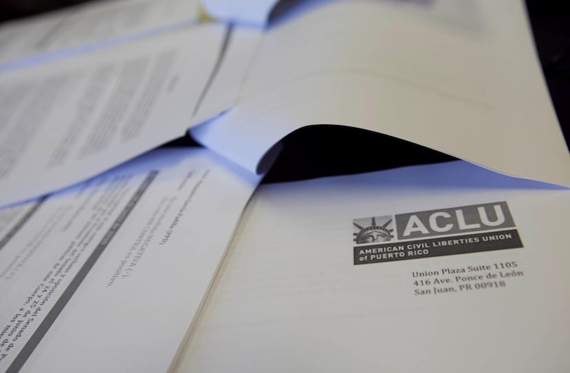 La ACLU comisionó un estudio sobre la paralización de demandas contra el gobierno y los derechos civiles. (GFR Media)