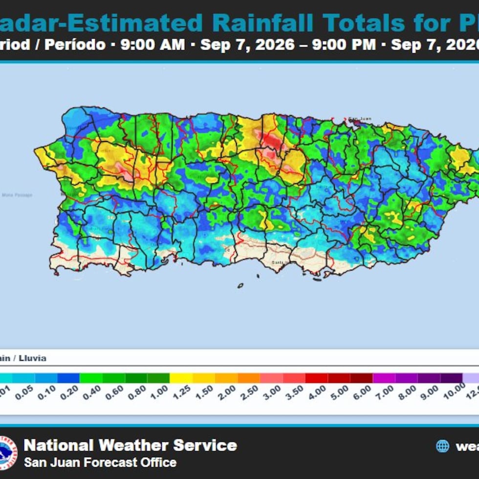 Vega Baja, Vega Alta, Corozal y Morovis también figuraron entre las zonas que recibieron las cantidades más significativas.