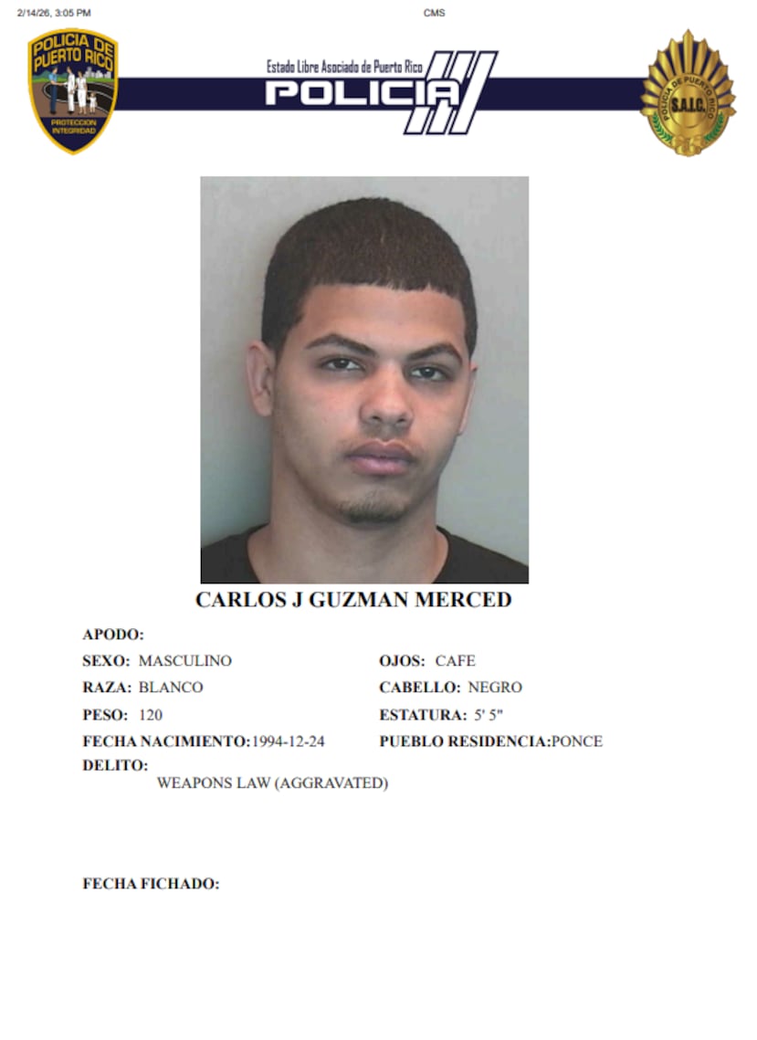 El hombre asesinado en Coamo fue identificado como Carlos Javier Guzmán Merced.