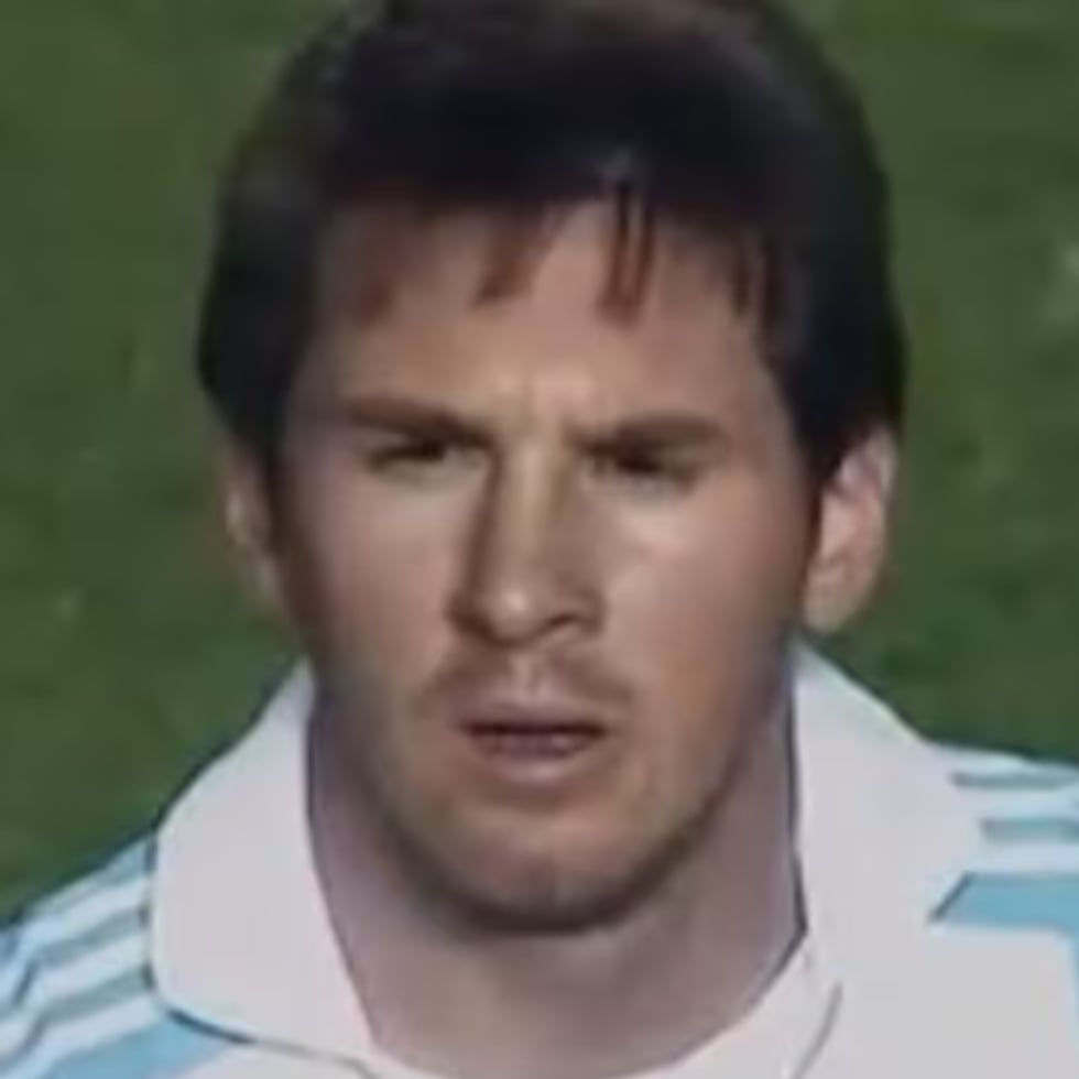 Una imagen del video que publicó Messi.