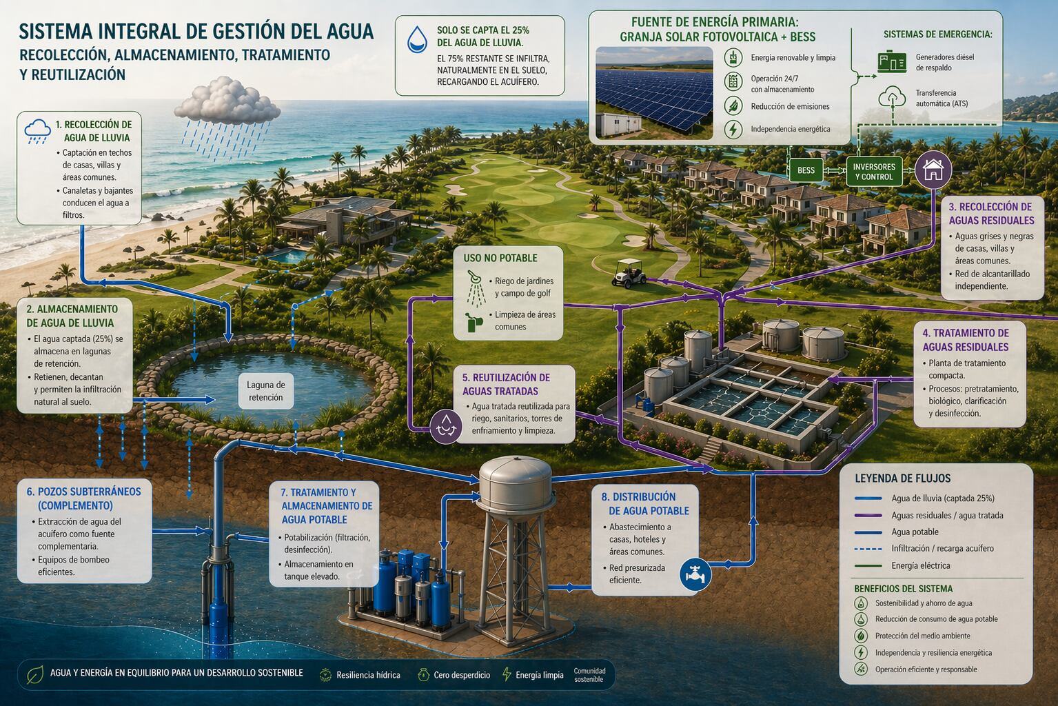 Imagen de la cobertura de: Esencia propone un sistema de agua independiente y una reserva “libre de costo”