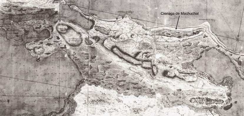 Mapa de Cangrejos de 1776. por el mariscal Thomás O’Daly,