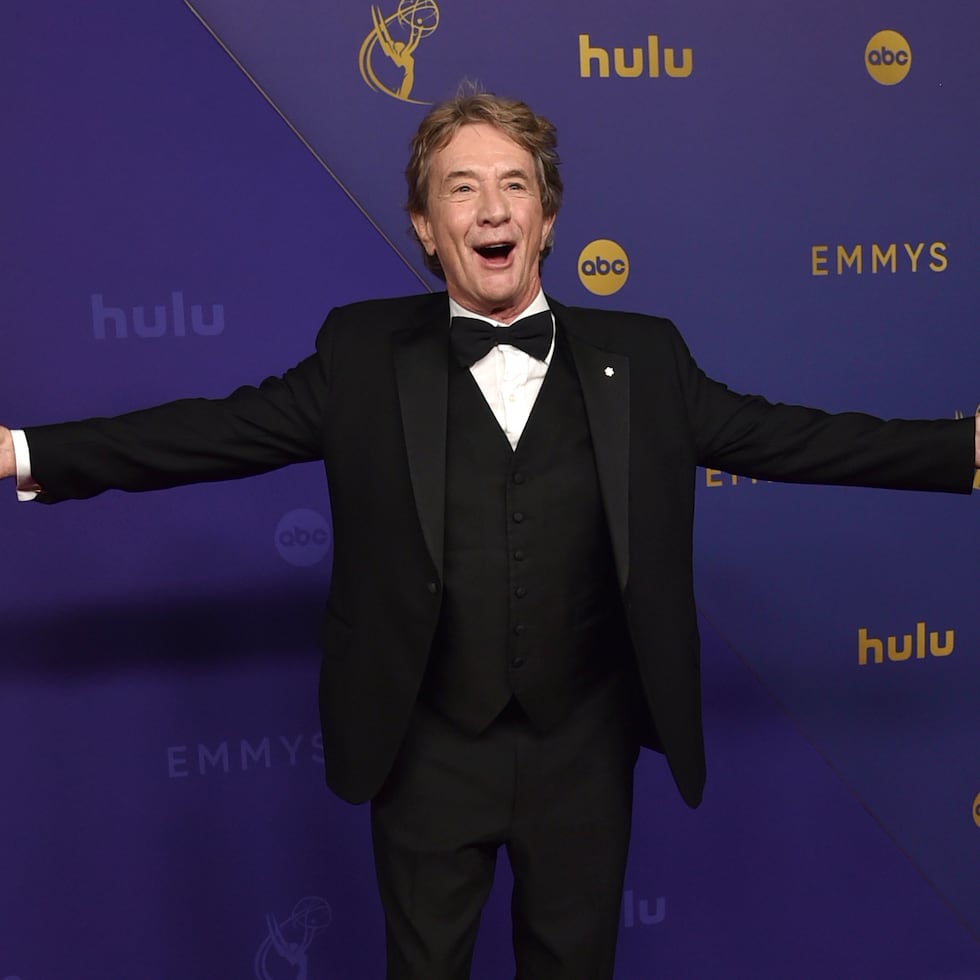 Martin Short arrives at the 76th Primetime Emmy Awards on Sunday, Sept. 15, 2024, at the Peacock Theater in Los Angeles. (Photo by Richard Shotwell/Invision/AP)