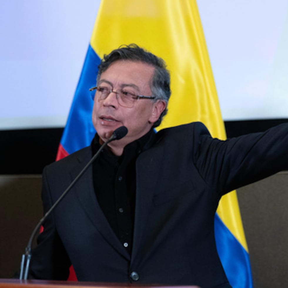 El presidente colombiano Gustavo Petro.