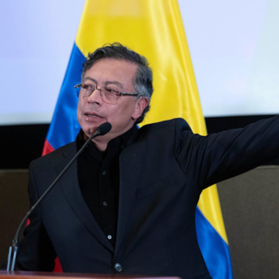 El presidente colombiano Gustavo Petro.