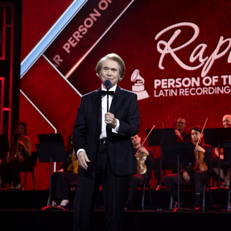 Raphael durante la Gala de Persona del Año 2025.