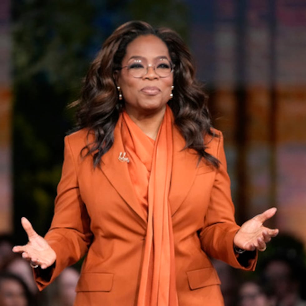 Oprah Winfrey en evento en Michigan, septiembre 2024.