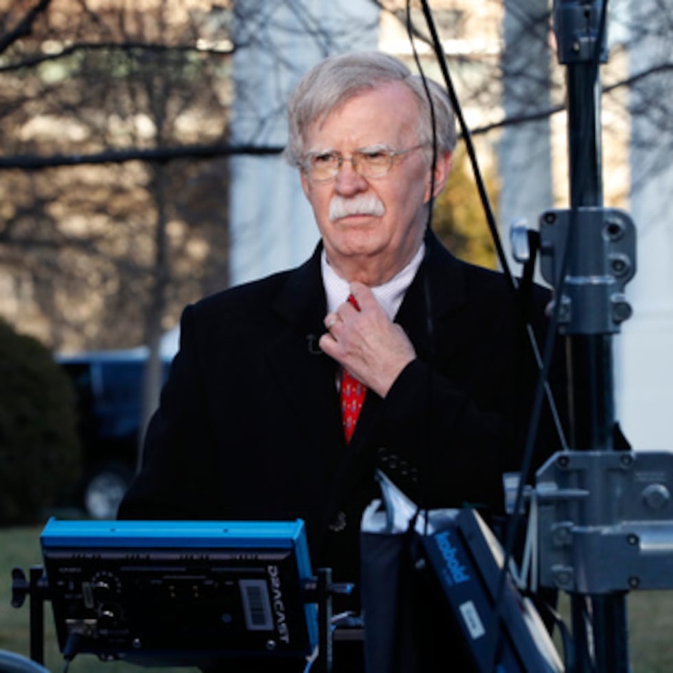El asesor de seguridad nacional John Bolton.