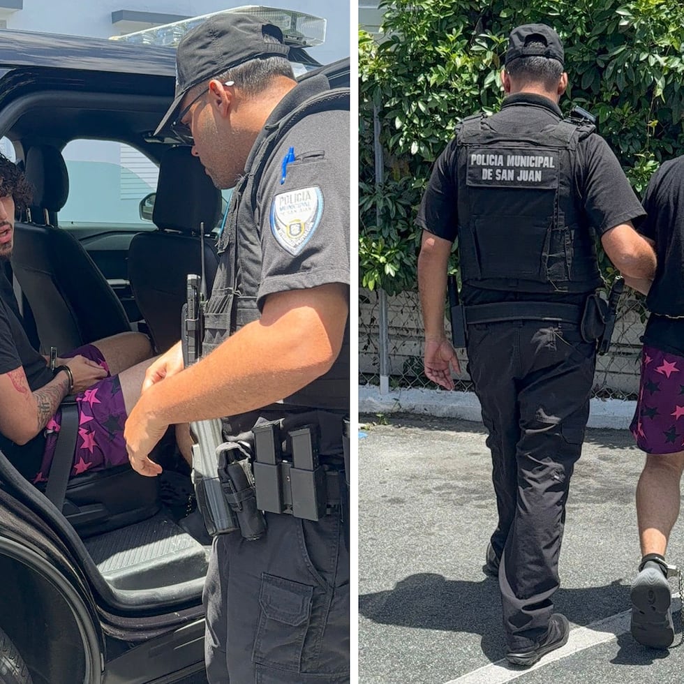 El Municipio de San Juan identificó al detenido como Alexis J. Martínez Arizala, de 22 años, contra quien pesa una orden de arresto en el estado de Florida.