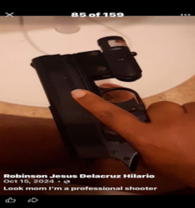 Evidencia en el caso federal contra Robinson De La Cruz Hilario.