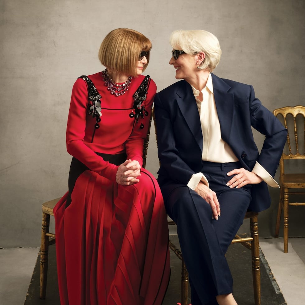 La producción fotográfica se dio en medio de la gira promocional de The Devil Wears Prada 2