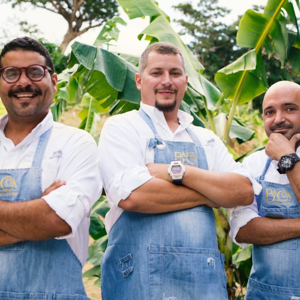 Los chef y dueños de Bacoa Finca & Fogón.