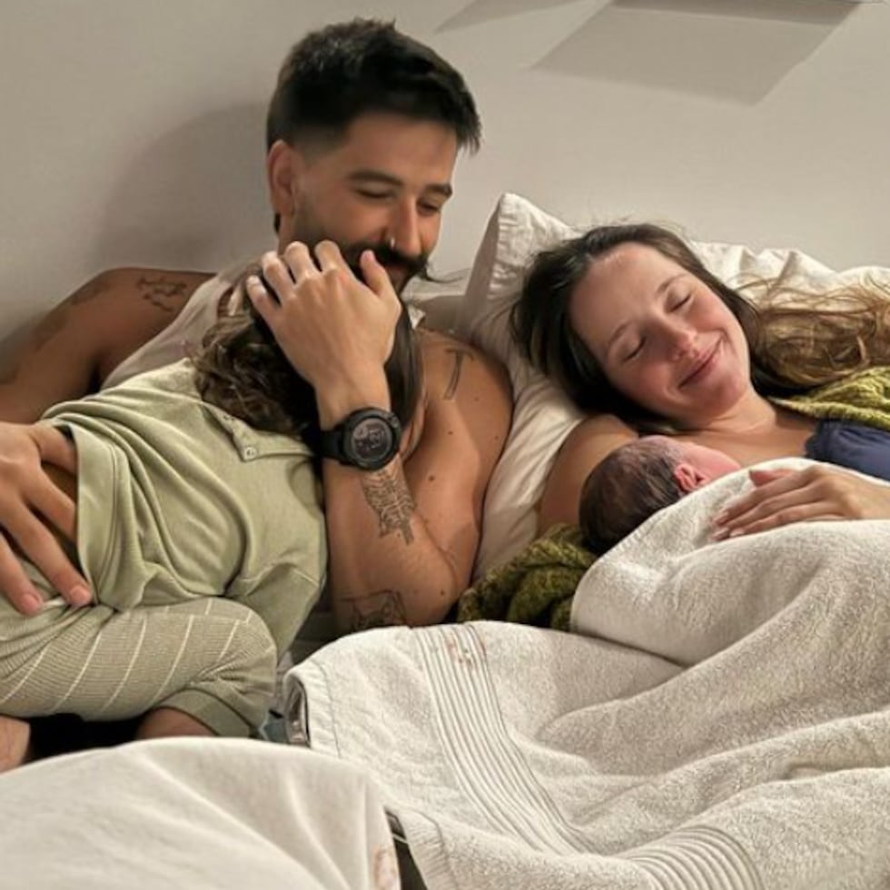 Camilo y Evaluna reciben a su segunda hija.