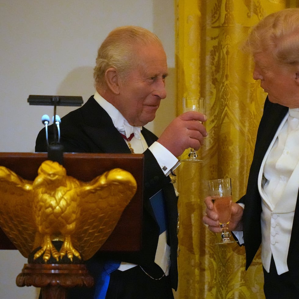 Aunque Trump no consume alcohol, la Casa Blanca ofreció una diversidad de vinos de productores de Estados Unidos para agasajar al rey británico