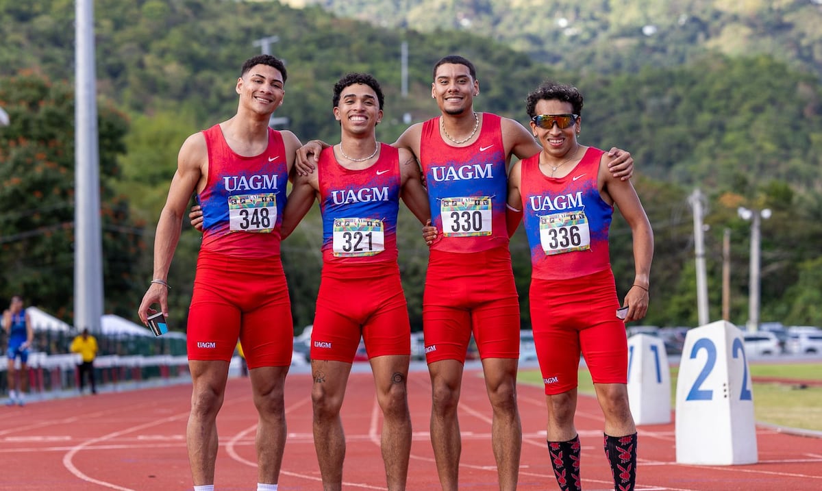 UAGM impone marca nacional en el relevo 4x100 durante las Justas de Atletismo de la LAI