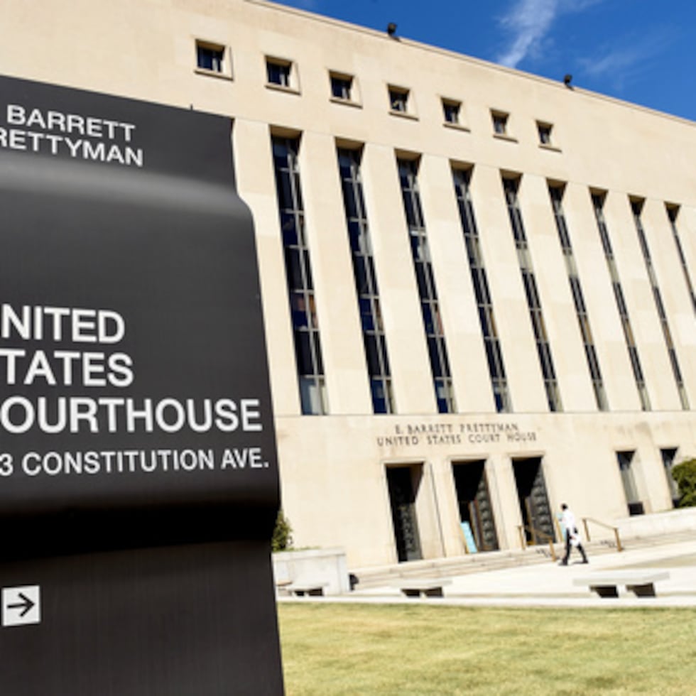 ARCHIVO - Vista del Palacio de Justicia estadounidense E. Barrett Prettyman en Washington.