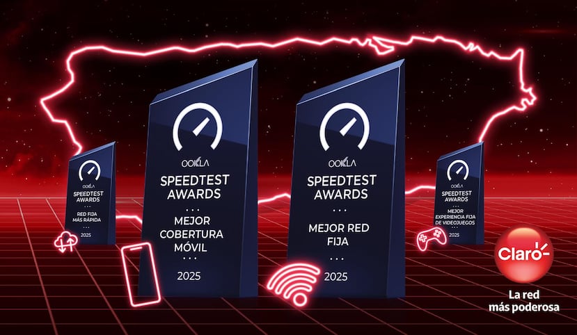 Claro se alzó como la red con Mejor cobertura móvil y revalidó como Mejor red fija, Red fija más rápida y Mejor experiencia para videojuegos (gaming) en Puerto Rico.