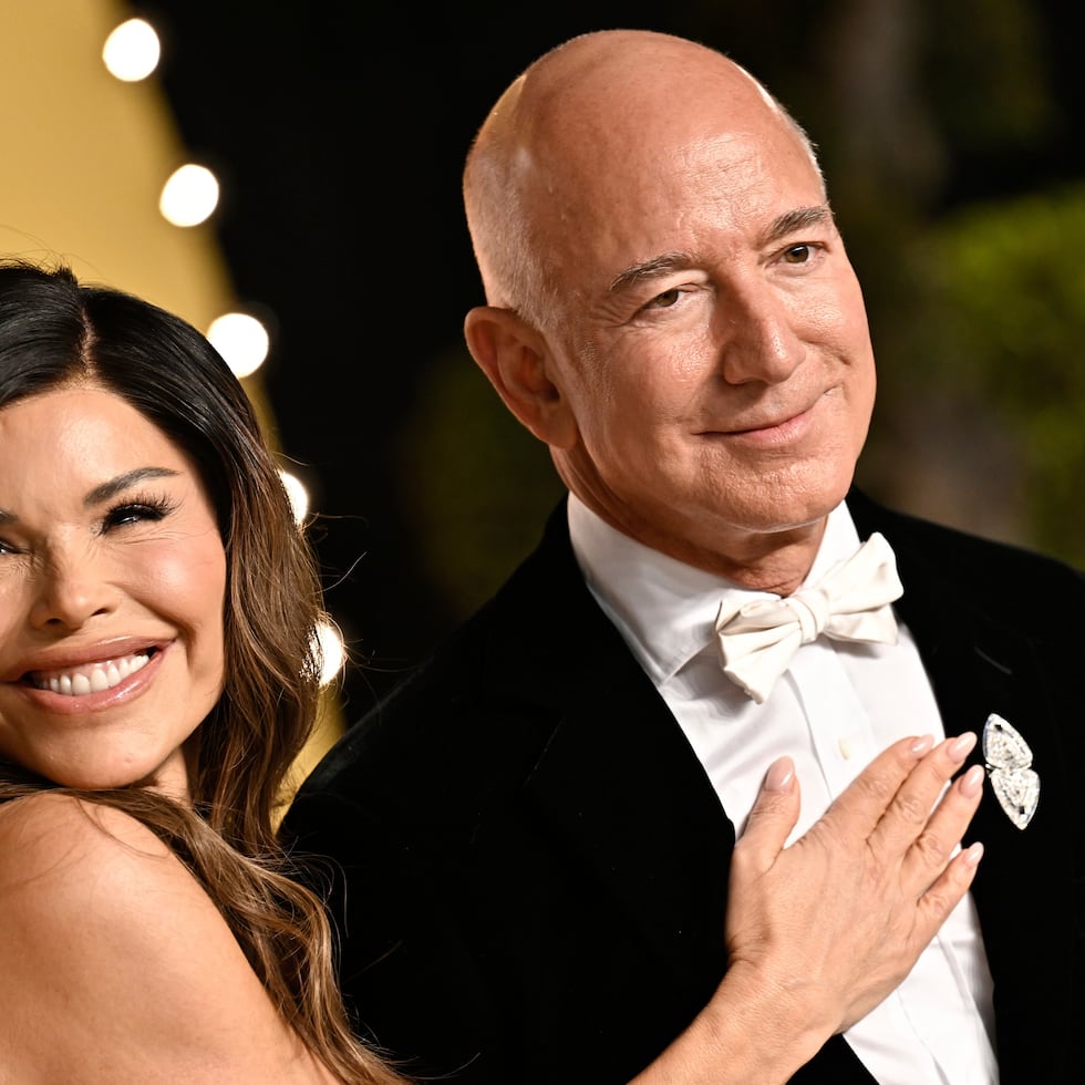 ARCHIVO - Lauren Sánchez y Jeff Bezos (Foto de Evan Agostini/Invision/AP Archivo)