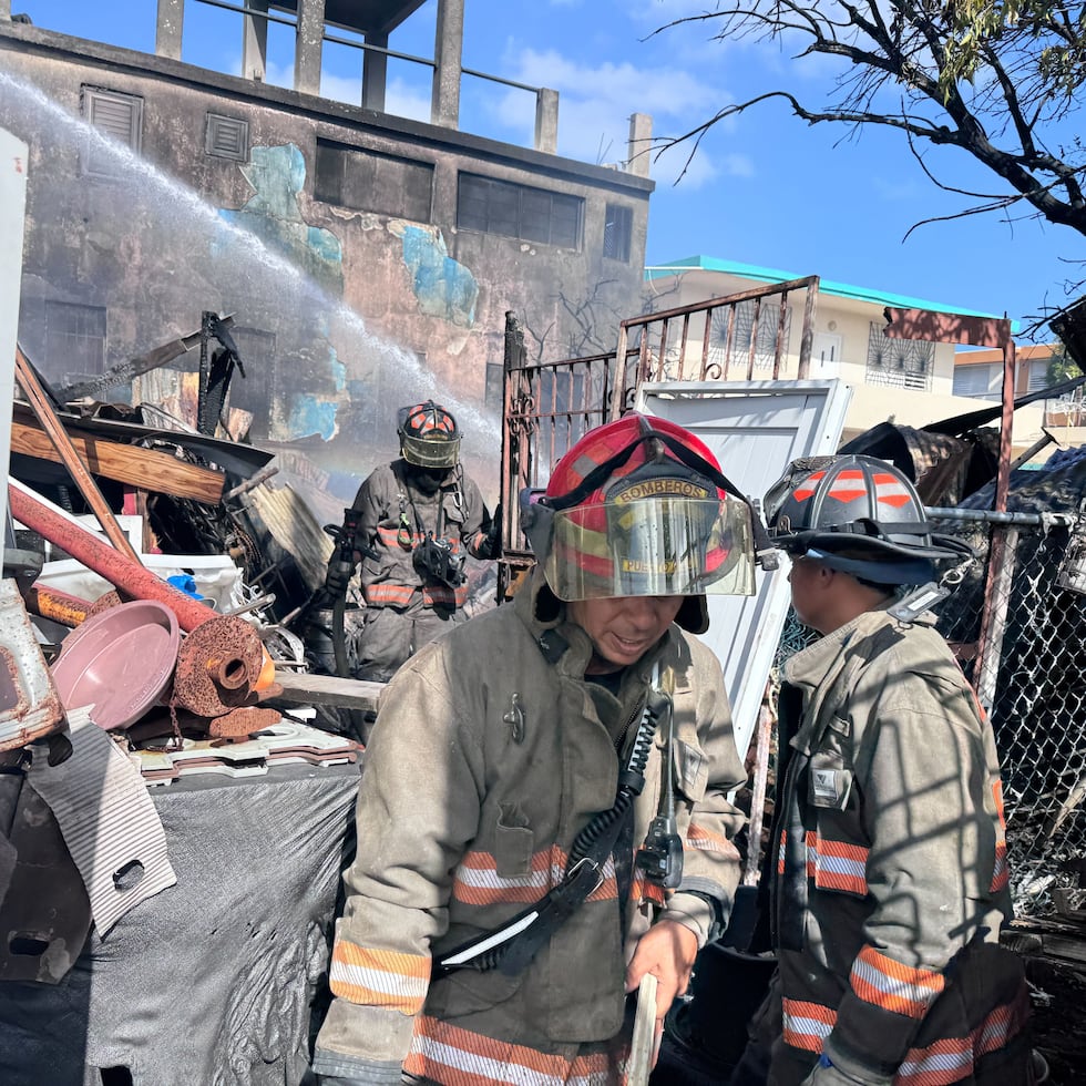 Un incendio se reportó el lunes en Santurce.