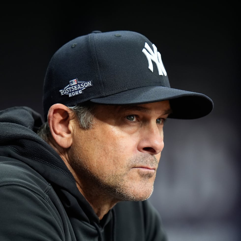 Aaron Boone, dirigente de los Yankees.