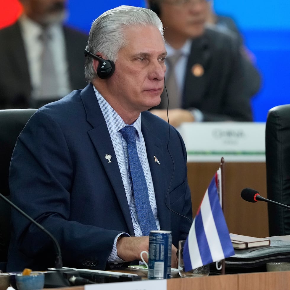 El presidente de Cuba, Miguel Díaz-Canel.