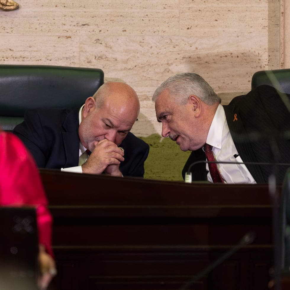 Carlos "Johnny" Mendez y Thomas Rivera Shatz solicitaron datos del Ejecutivo antes de dar paso a las medidas contributivas.