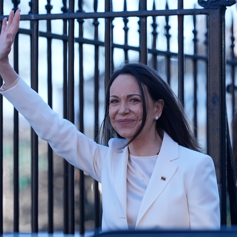 En total, Machado pasó alrededor de dos horas y media en la Casa Blanca.