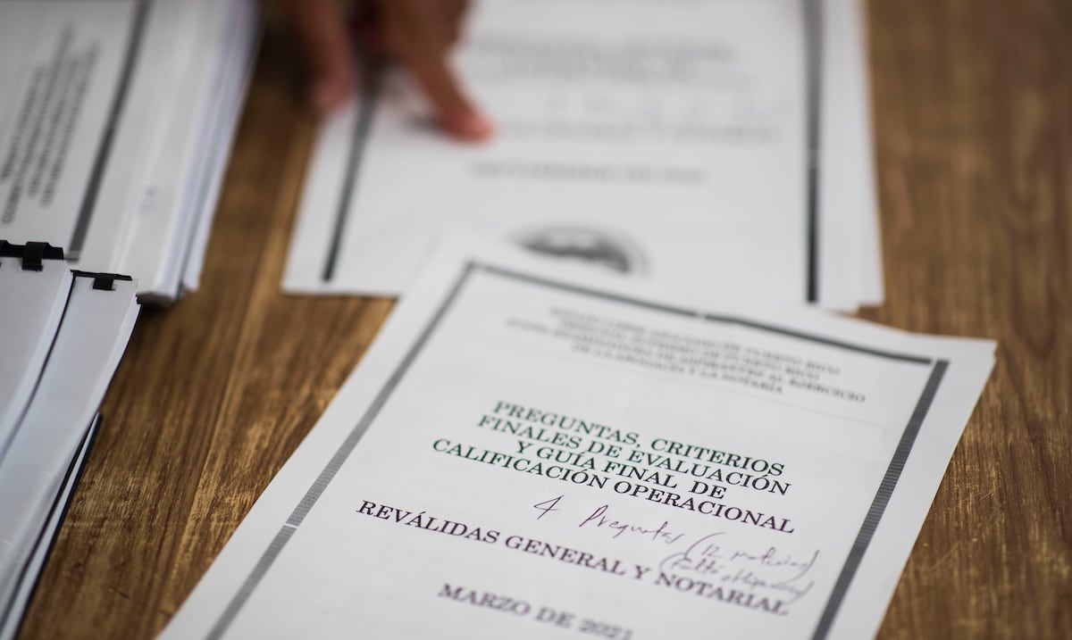 Junta Examinadora de Abogacía enmienda tablas de especificaciones de reválidas de Derecho
