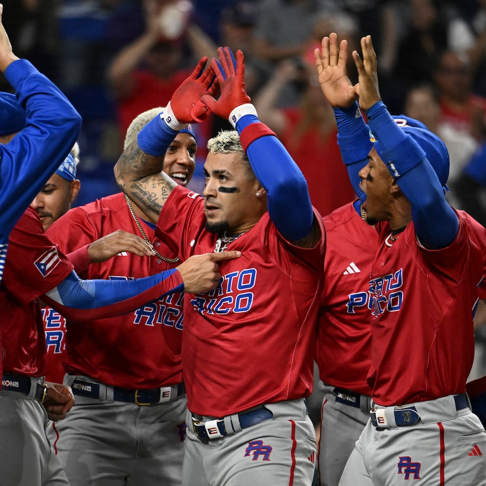 El equipo de Puerto Rico durante su pasada participación en el Clásico Mundial de 2023.