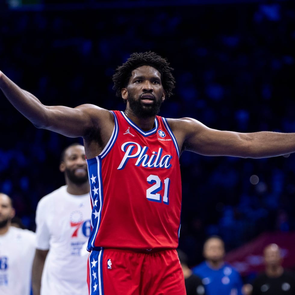 Joel Embiid, centro de los 76ers de Filadelfia.