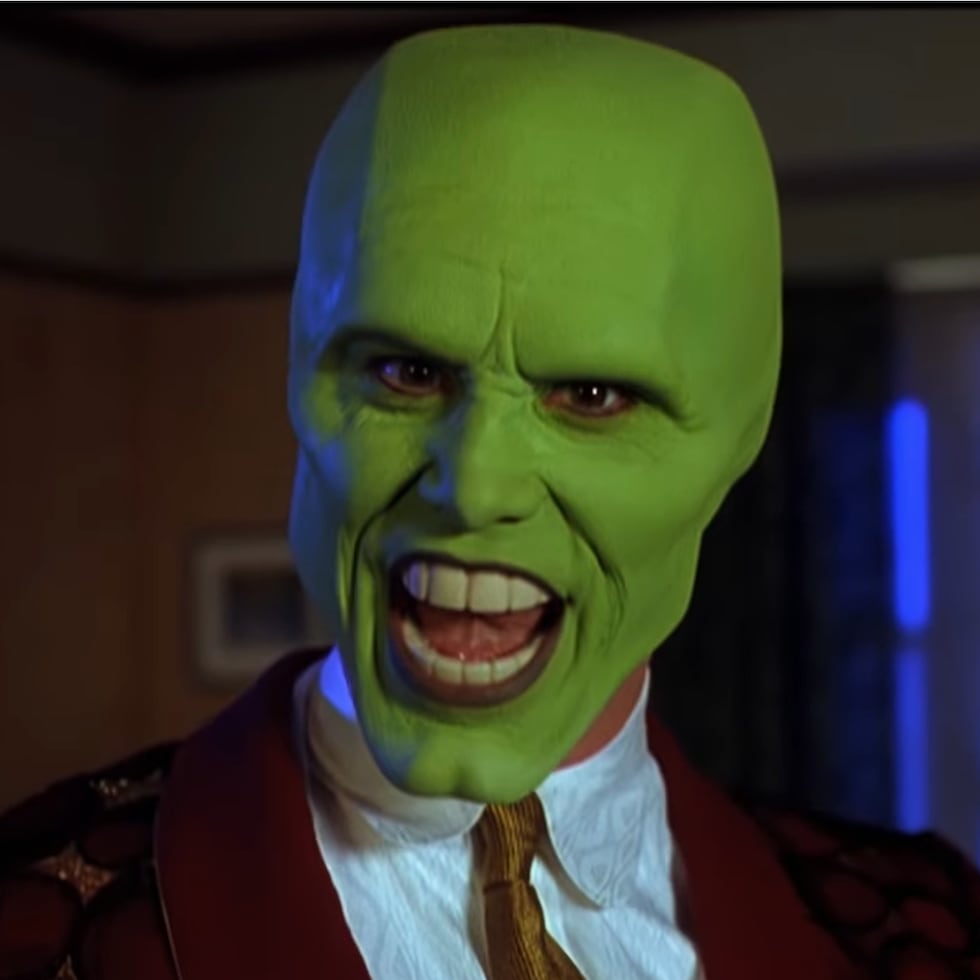 La película "The Mask" (1994) fue protagonizada por Jim Carrey.