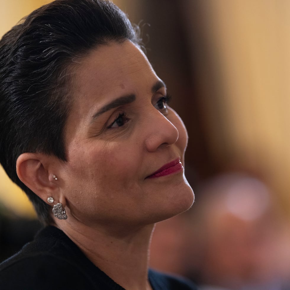 Al comienzo de la administración de Jenniffer González, Janet Parra (en la foto) fue designada al cargo de secretaria del Departamento de Justicia.