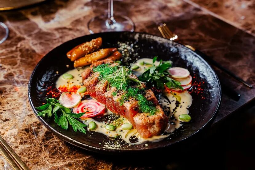 Seared Bluefin Tuna del restaurate DRGN.