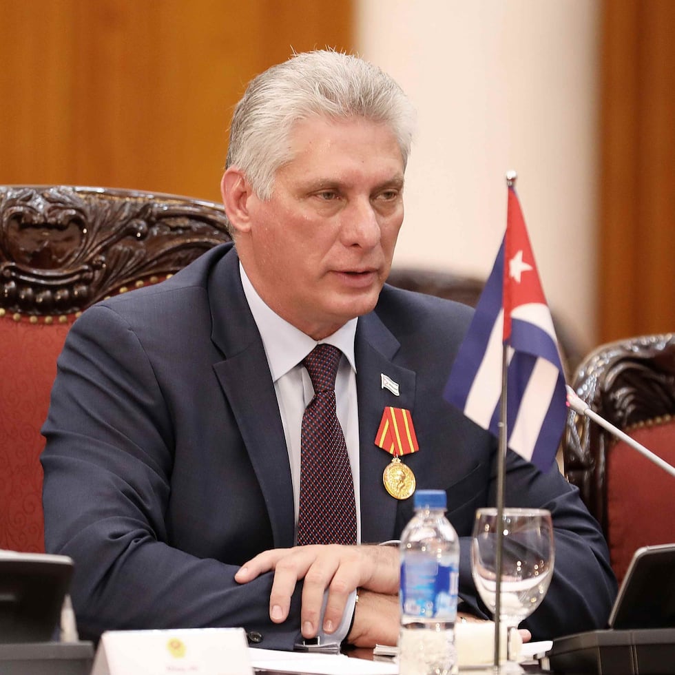 El presidente cubano, Miguel Díaz-Canel Bermúdez.
