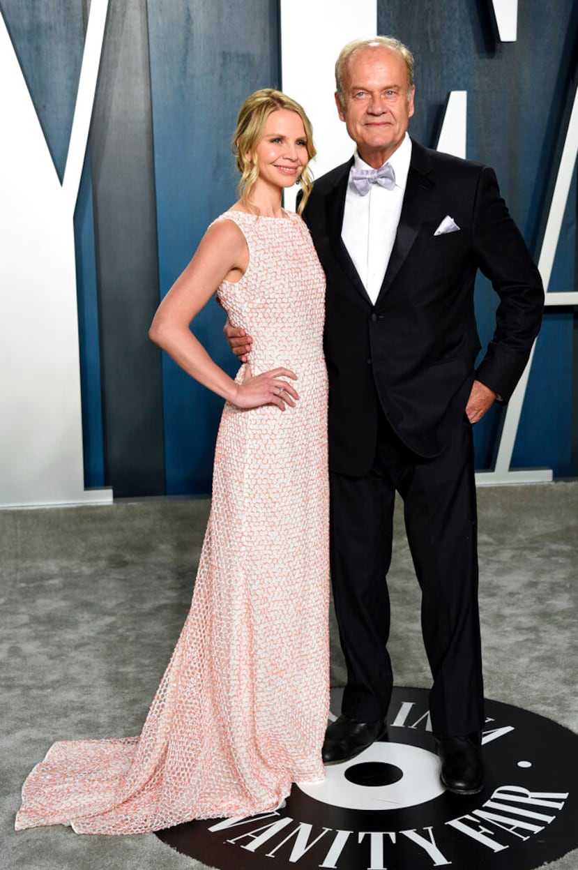 Kayte Walsh y Kelsey Grammer. (AP)